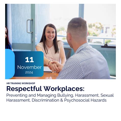 Respectful Workplaces Preventing And Managing Bullying Harassment