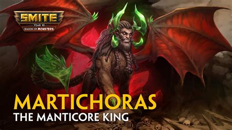 Smite God Reveal Martichoras The Manticore King Youtube