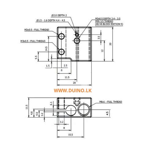 Volcano Hot End Eruption E3D Hotend V5 V6 J Head Heater Block Duinolk The Biggest Arduino