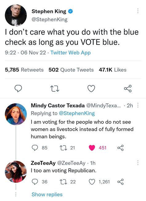 Vote Blue R Whitepeopletwitter