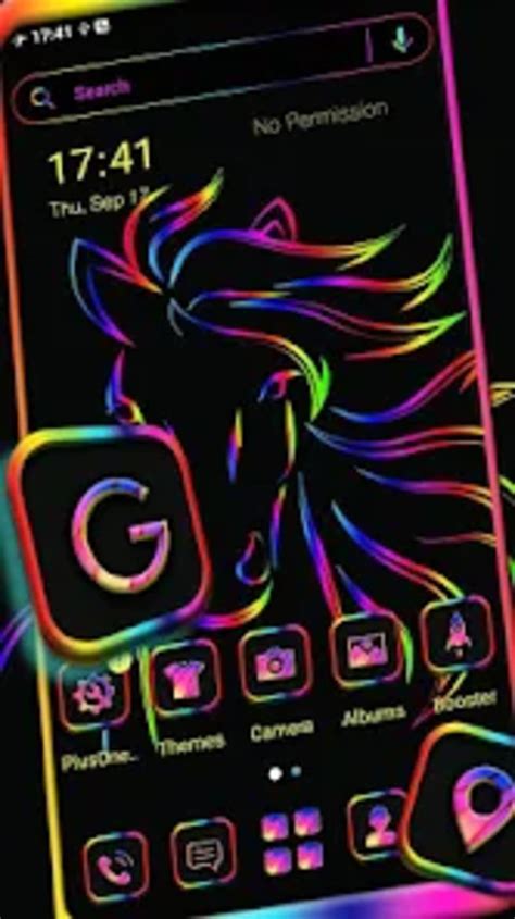 Colorful Horse Theme For Android Download