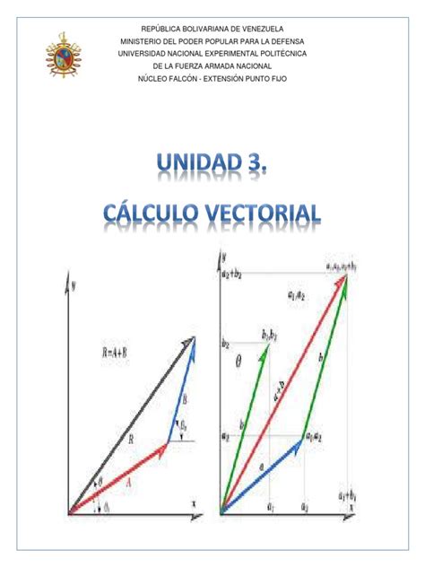 Unidad Iii Calculo Vectorial Pdf Integral Vector Euclidiano