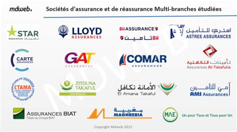 Classement De Le Pr Sence Des Compagnies Dassurance En Tunisie