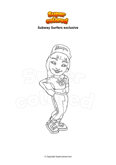 Disegno Da Colorare Subway Surfers Andy Supercolored