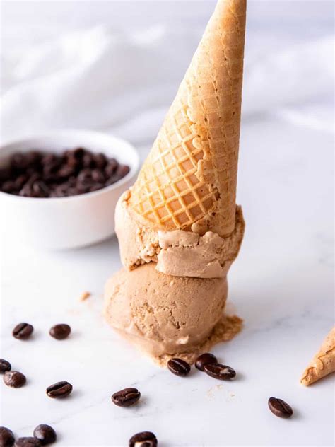 Homemade Coffee Ice Cream Recipe The Oregon Dietitian