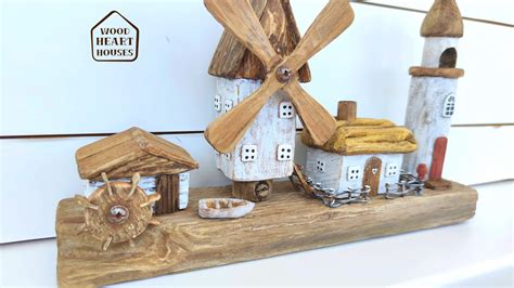 Driftwood Wall Decor Driftwood Village Home Decor Cottage - Etsy