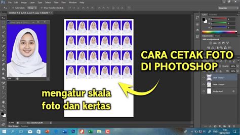 Cara Mencetak Foto Di Photoshop YouTube