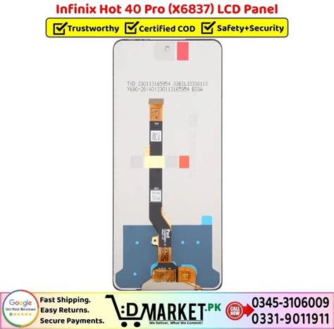 Infinix Hot Pro X Lcd Panel Unit Exclusive