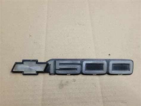 Chevy Oem 1992 1999 Silverado Cheyenne C1500 K1500 Door Emblem Badge