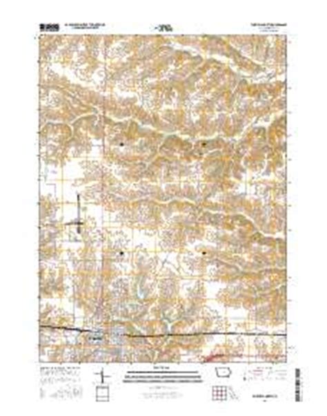 Jefferson County Fairgrounds Topo Map in Jefferson County, Iowa