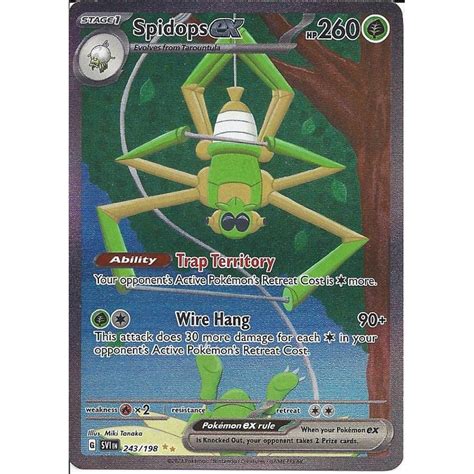 Pokemon Trading Card Game Spidops Ex Special Illustration