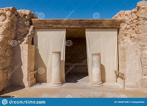 Ancient Commandant S Residence At Masada Stock Photo Image Of Herod