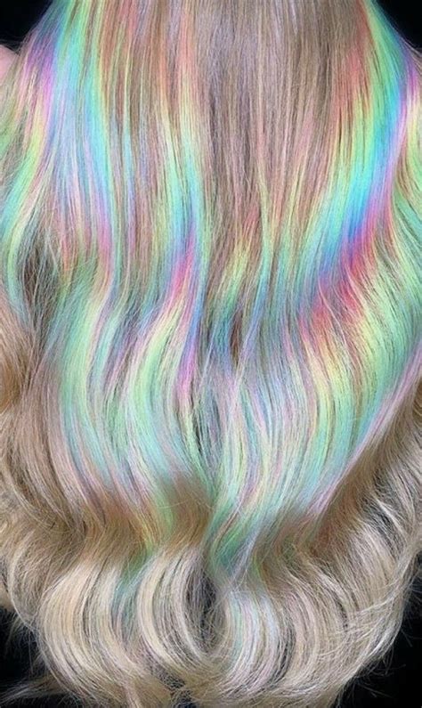 53 Magical Holographic Hair Color Ideas To Embrace The Pastel Rainbow Artofit