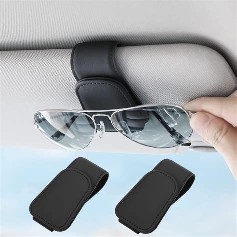 Xhring 2pcs Car Sunglasses Holder For Mercedes Benz Glc Glc300 C C300 E E350 A B 250