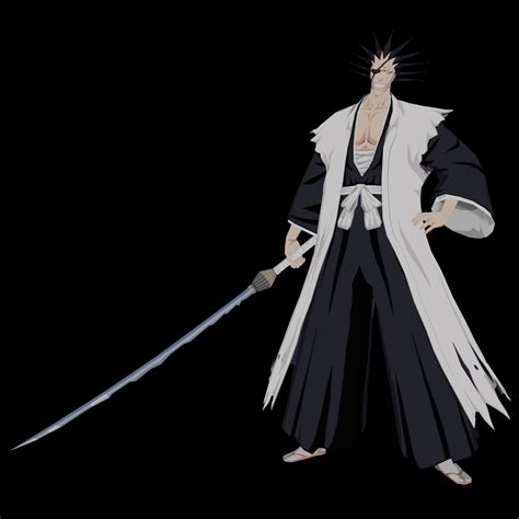 bleach soul reaper kenpachi zaraki   model  lorisc