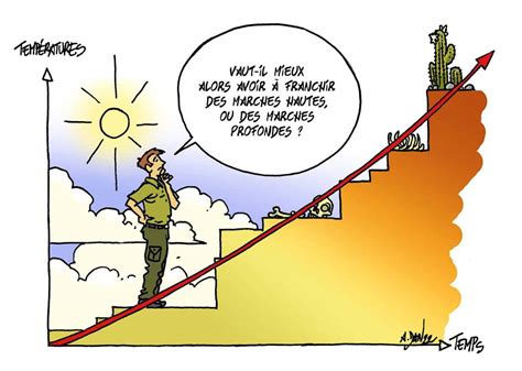 Le changement climatique un précipice en escalier ECHOSCIENCES