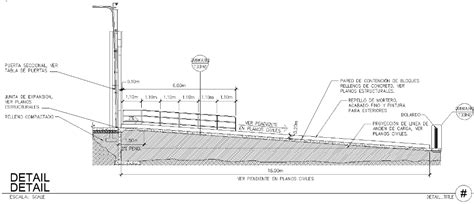 Truck Ramp Section Details Autocad Dwg Drawing File Sectional Details