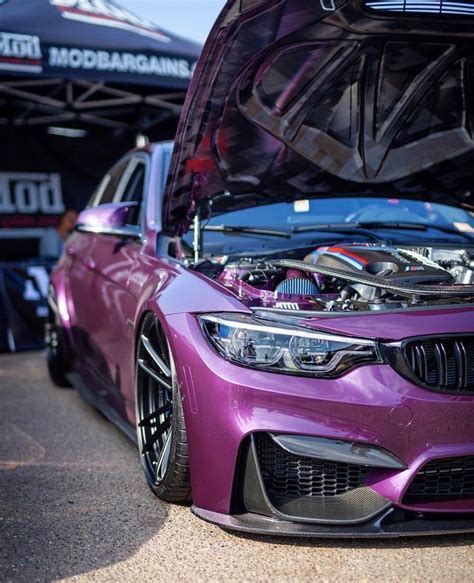 Bmw F82 M4 Slammed In Bmw Individual Purple Silk Metallic Bmw Bmw