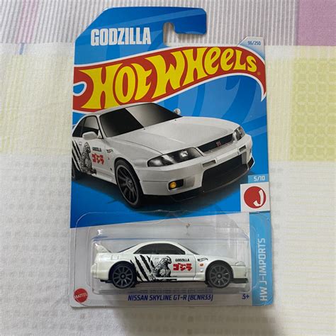 Hot Wheels Nissan Skyline Gtr R Godzilla Japan Card Shopee Malaysia