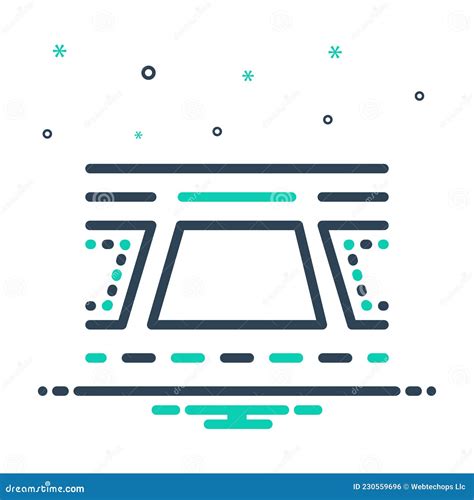 Mixpictogram Voor Plattegronden En Traceren Vector Illustratie