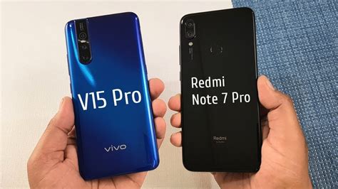 Vivo V15 Pro Vs Redmi Note 7 Pro SpeedTest Camera Comparison YouTube