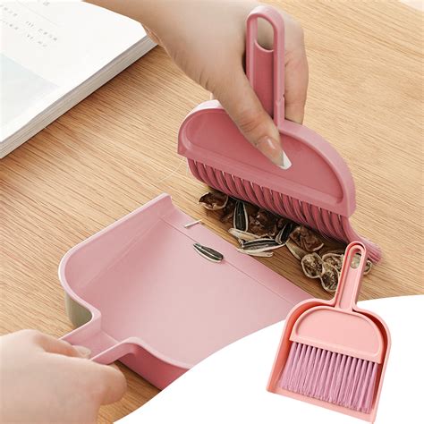 Mini Hand Broom And Dustpan Set Small Dustpan And Brush Set Handheld