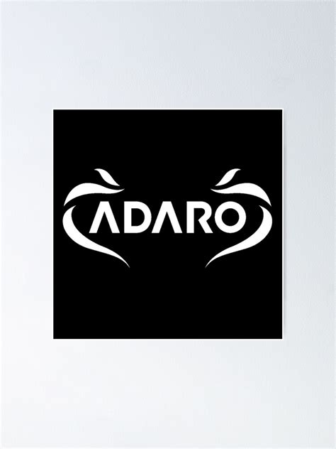 "adaro logo" Poster for Sale by HardstyleNation | Redbubble