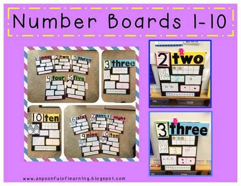 Number Boards And Tons Of Activities To Go With The Number Boards For