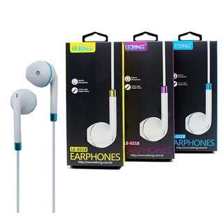 Fone De Ouvido LELONG Super Bass Microfone Earphone P2 LE 0218