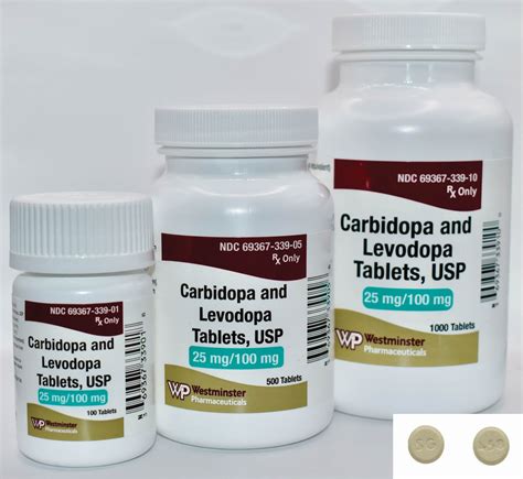 Carbidopa And Levodopa Tablets, USP — Westminster Pharmaceuticals