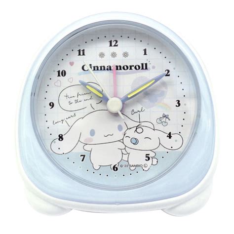 Clear Alarm Clock Sanrio Soap Bubbles Night