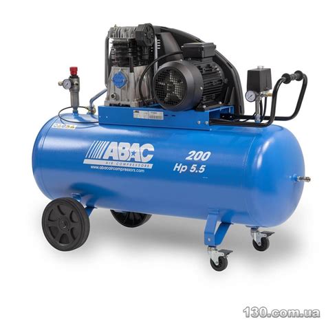 ABAC PRO A49B 200 CT5,5 — компрессор с ременным приводом и ресивером ...