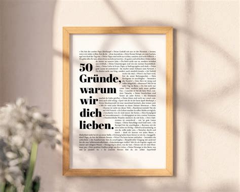 Gr Nde Warum Wir Dich Lieben Geburtstag Geschenk Etsy Uk