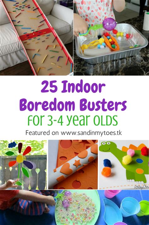 25 Indoor Boredom Busters For 3 4 Year Olds Preschool 4 Year Old