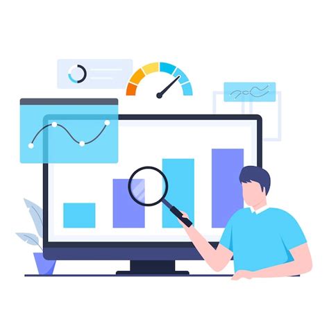 Premium Vector | Credit assessment illustration landing page 