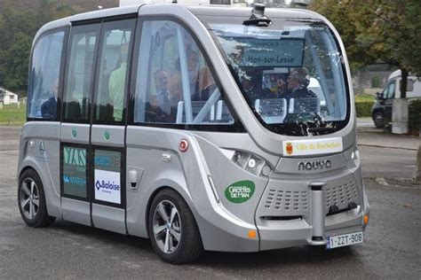 Première navette sans chauffeur sur la voie publique en Belgique en