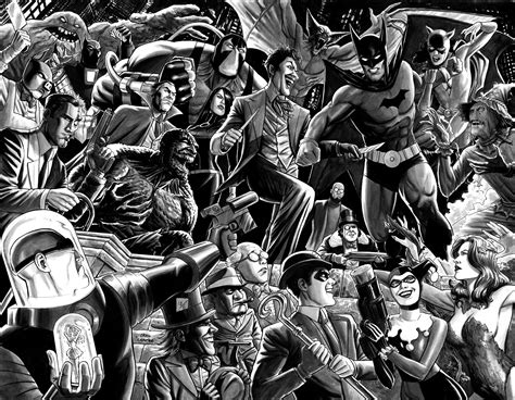 Artwork Batman And His Rogues Gallery By Craig Cermak Rdccomics