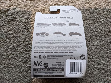 Hot Wheels Batman Begins Batmobile