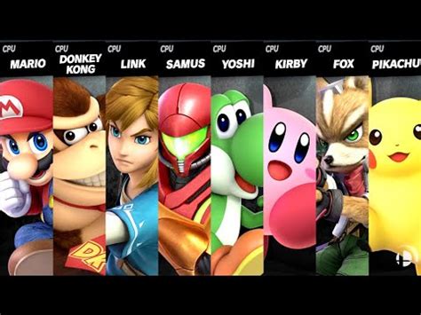 Mario Vs Donkey Kong Vs Link Vs Samus Vs Yoshi Vs Kirby Vs Fox Vs