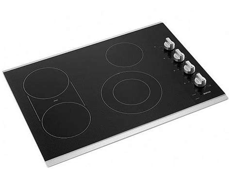 Mec8830hs Maytag 30 Ceramic Glass Electric Cooktop With Quick Preheat And Precise Cooking