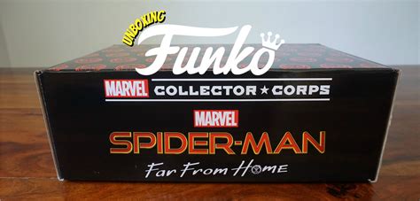 Unboxing Funko Marvel Collector Corps Spider Man Far From Home