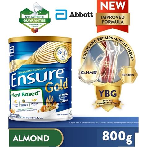 Ensure Gold Adult Complete Nutrition Plant Based Almond Gexp