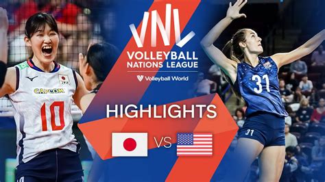 🇯🇵 Jpn Vs 🇺🇸 Usa Highlights Week 1 Womens Vnl 2022 Volleyball