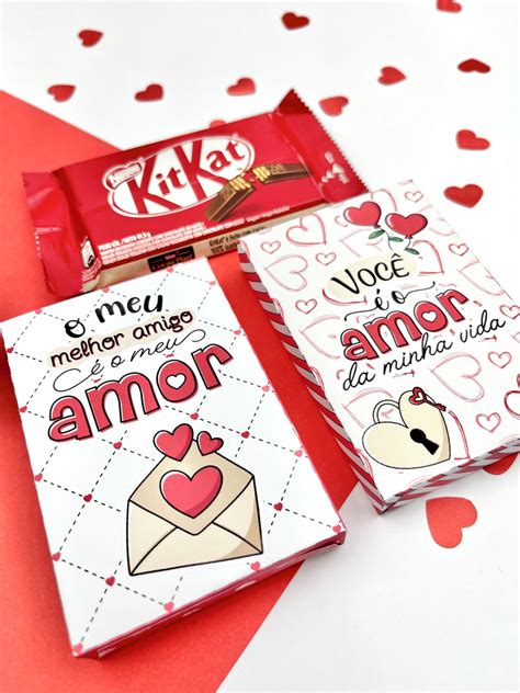 Dia Dos Namorados Caixinha Kit Kat Elo7 Produtos Especiais