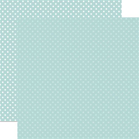 Dots And Stripes Mint Dots 12x12 Patterned Paper Echo Park Paper Co