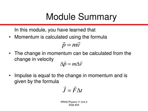 Momentum Equation