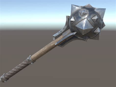 Medieval Spiked Mace | 3D Weapons | Unity Asset Store