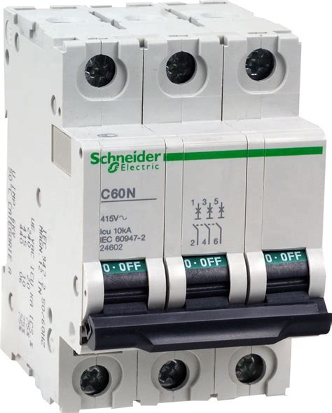Автоматический выключатель C60N 3P 25A B Schneider Electric