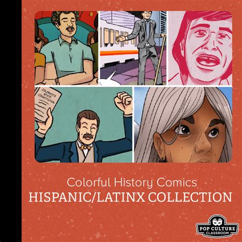 Colorful History Hispaniclatinx Collection Pop Culture Classroom