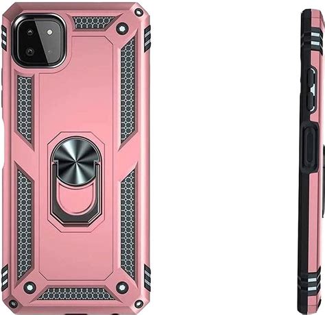 Samsung Galaxy A G Hoesje Armor Anti Shock Backcover Rose Goud